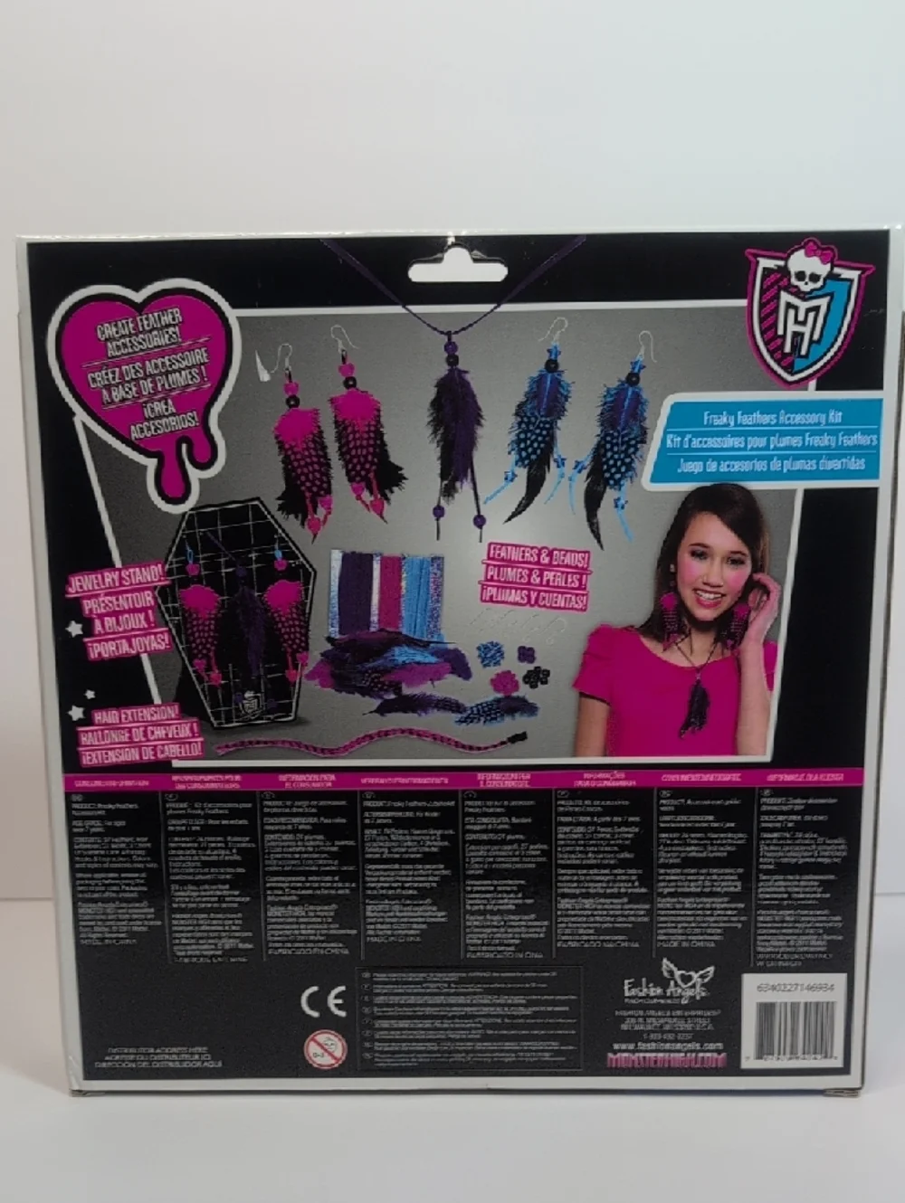 Monster High Freaky Feather Accessory Kit New